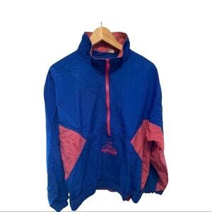 Vintage 80s 90s whitecaps neon windbreaker!